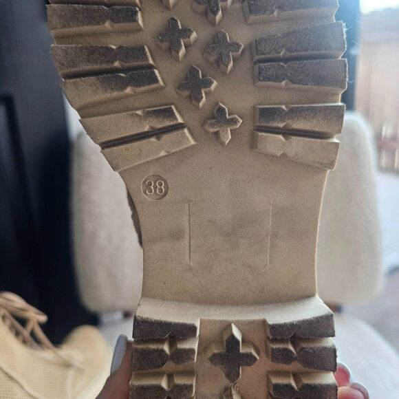 Napoleoni Suede Perforated Boots Sz 38 - Picture 5 of 7